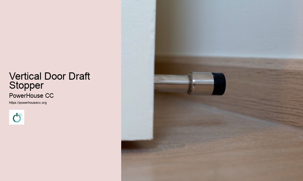 Vertical Door Draft Stopper